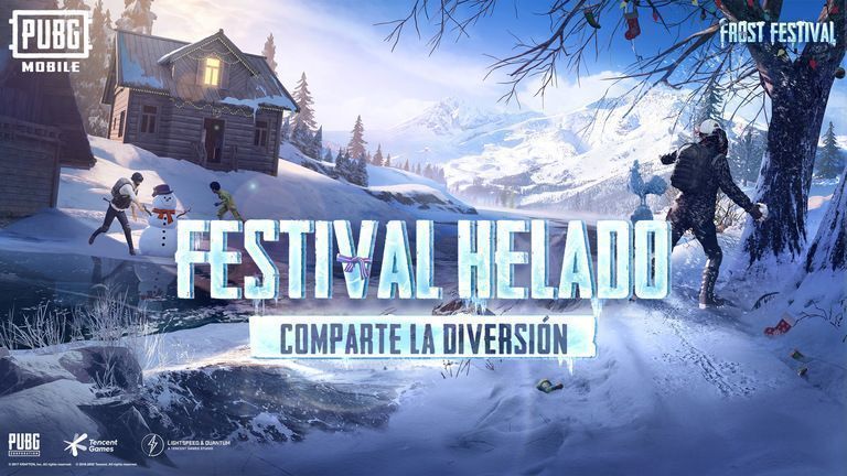 El “Festival Helado” de PUBG MOBILE comparte la diversión de las fiestas en Erangel